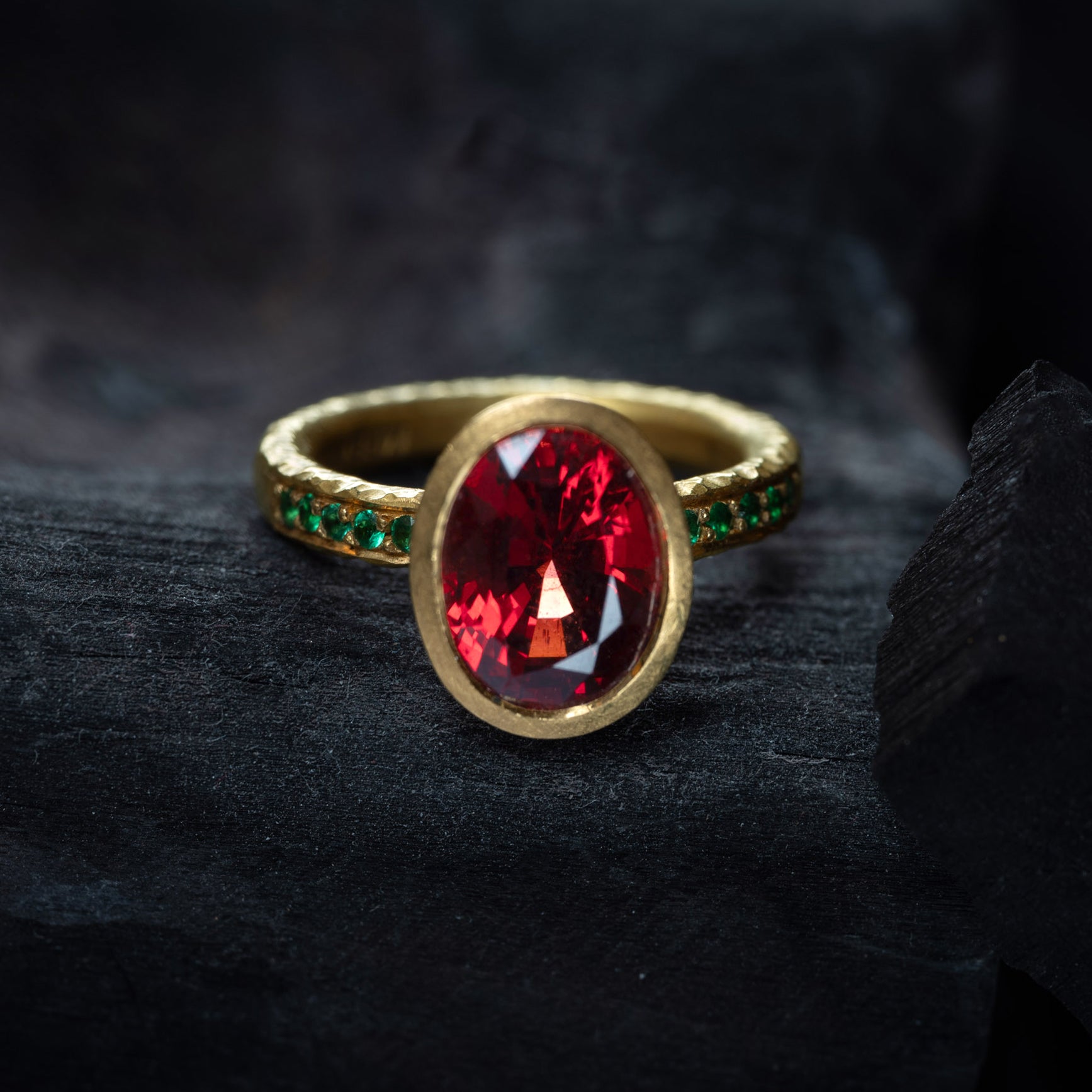 Oval Spinel Ring