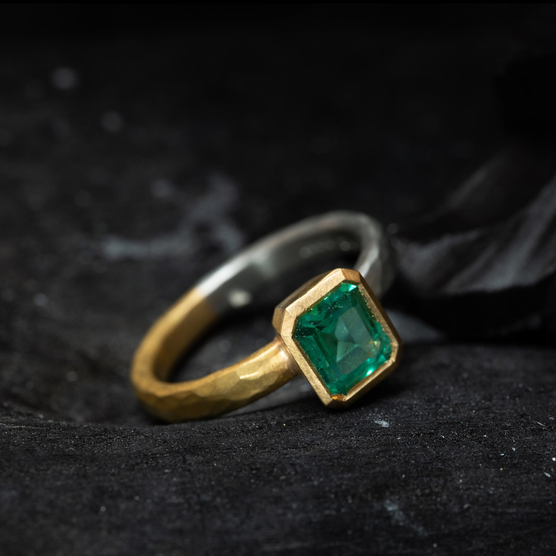 Emerald Cut Emerald Ring