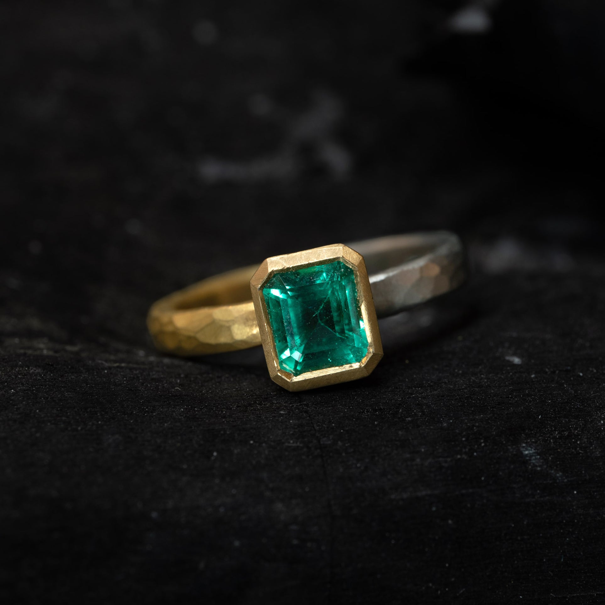 Emerald Cut Emerald Ring