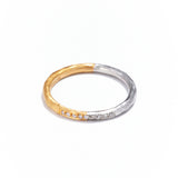 2mm Half and Half Channel Set Diamonds Ring