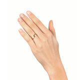 8mm Silver and Gold Ring