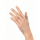 Gold Cognac Diamond Ring