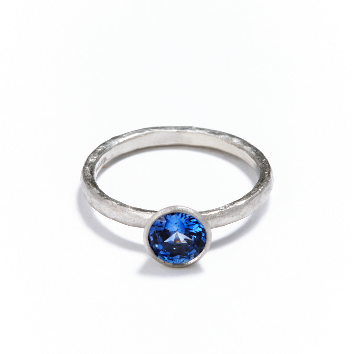 Platinum Sapphire Ring