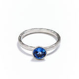 Platinum Sapphire Ring