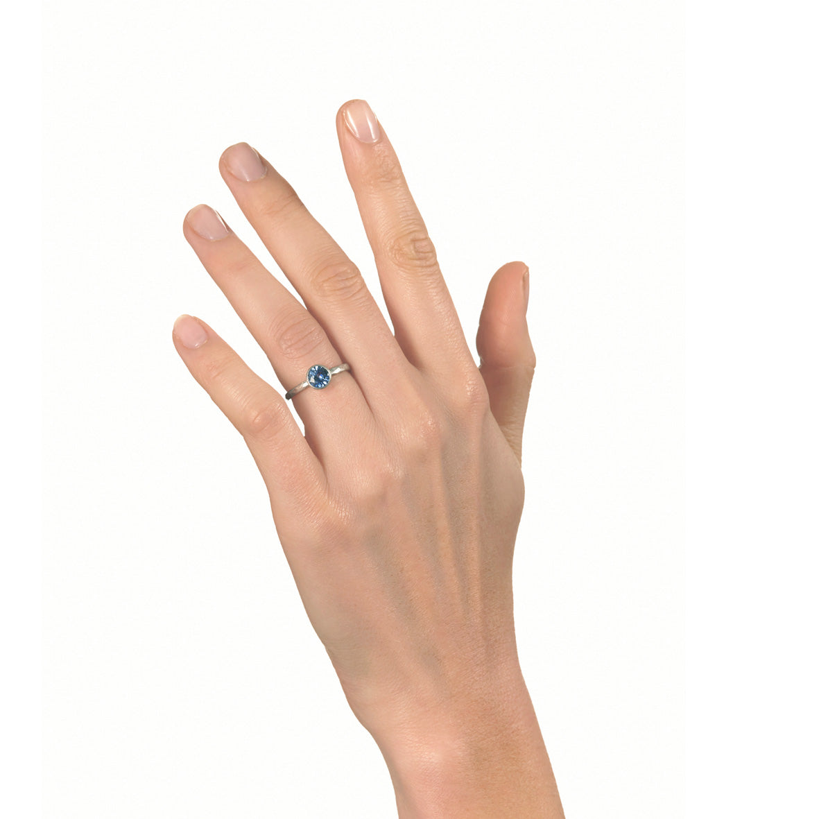 Platinum Sapphire Ring