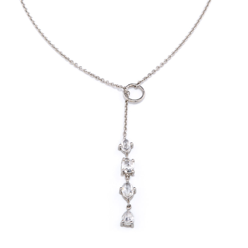 Platinum Lariat Necklace