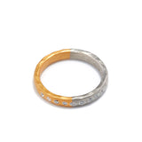 2.8mm Half and Half Flush Set Diamond Ring