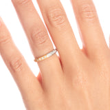 2.8mm Half and Half Flush Set Diamond Ring