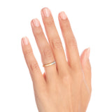 2.8mm Half and Half Flush Set Diamond Ring