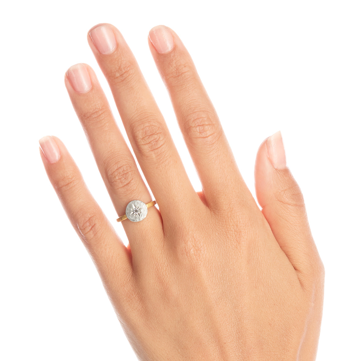 Platinum Disc Ring