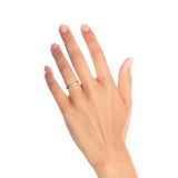 2.8mm Half and Half Ring