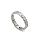 Platinum Flush Set Diamond Eternity Ring