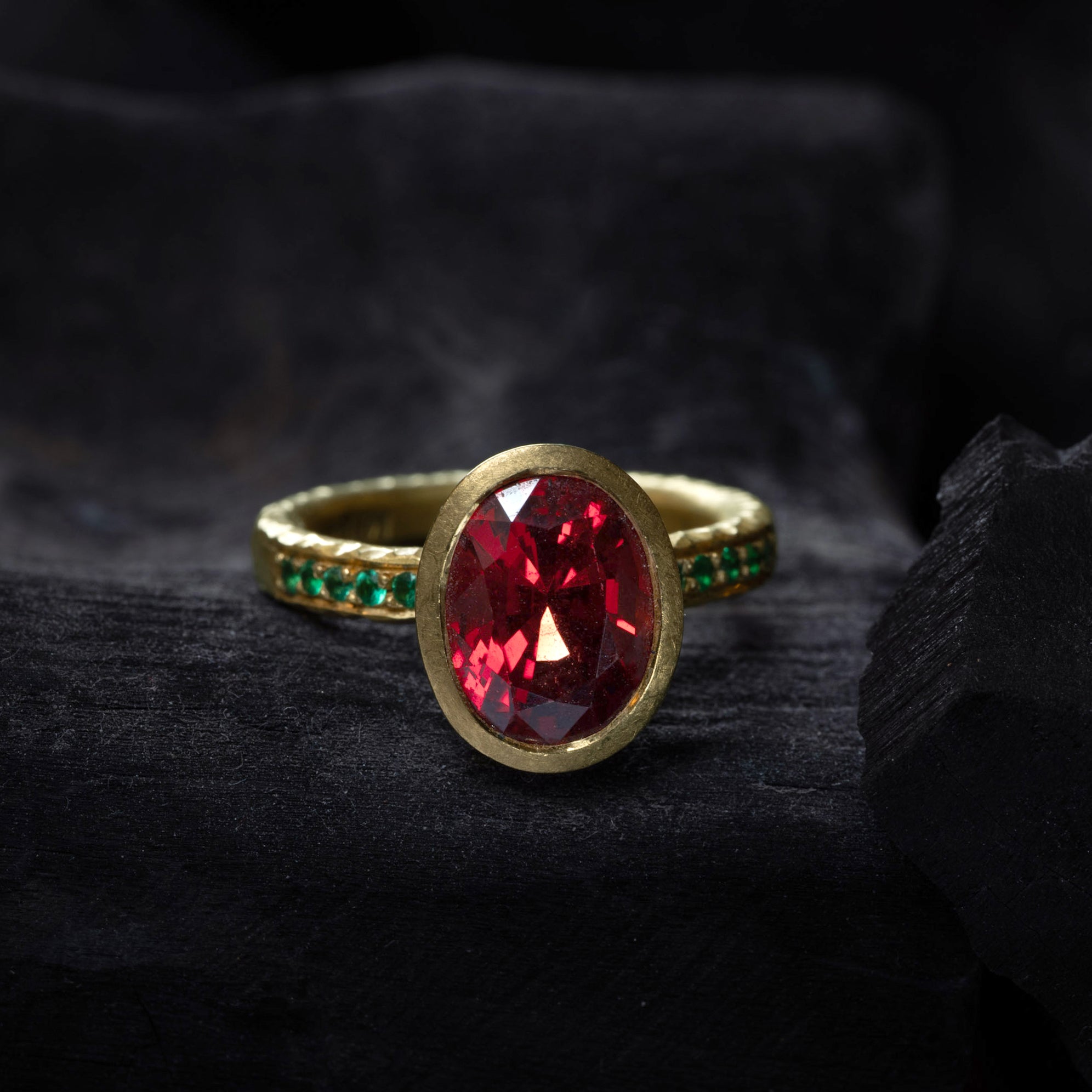 Oval Spinel Ring