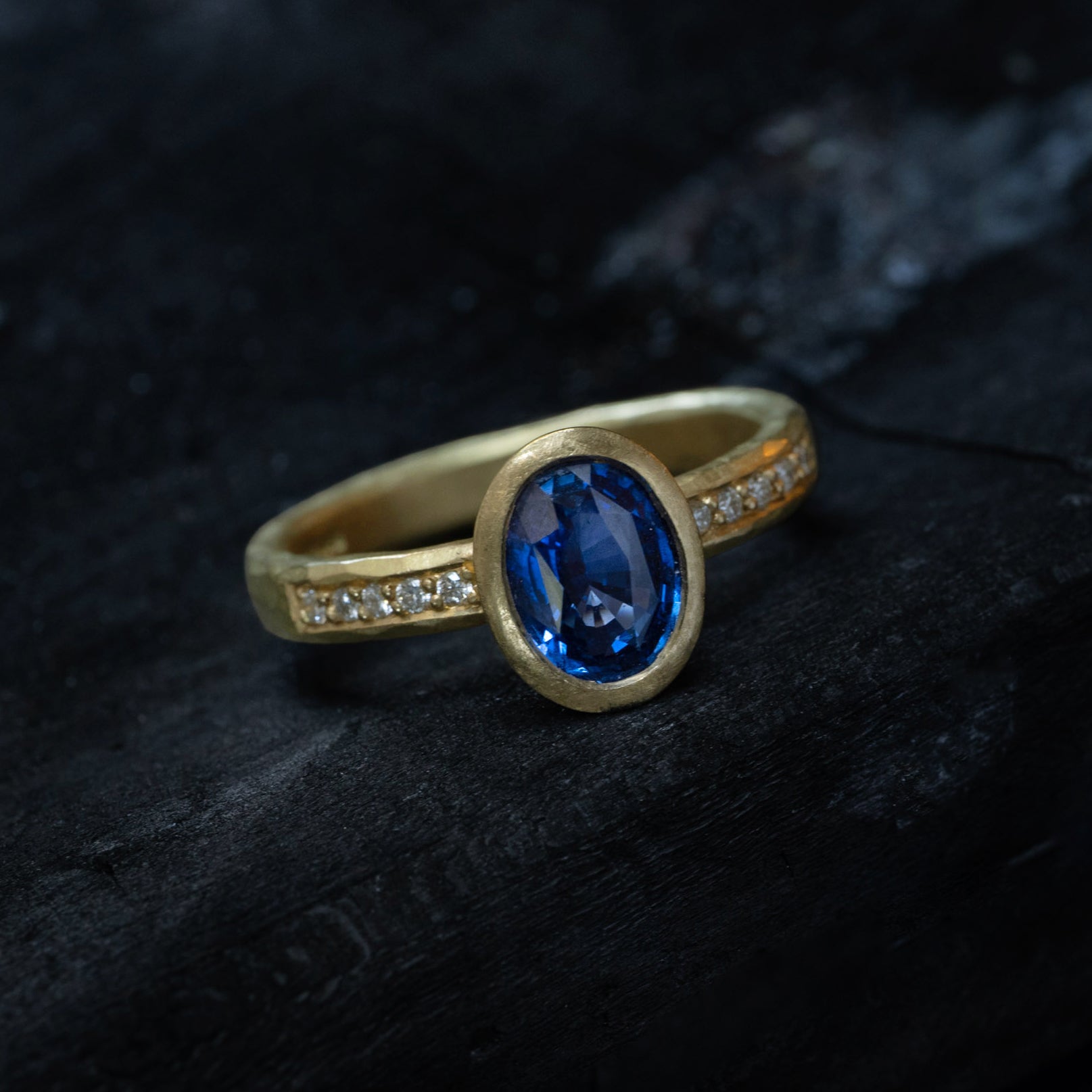 Oval Sapphire Ring