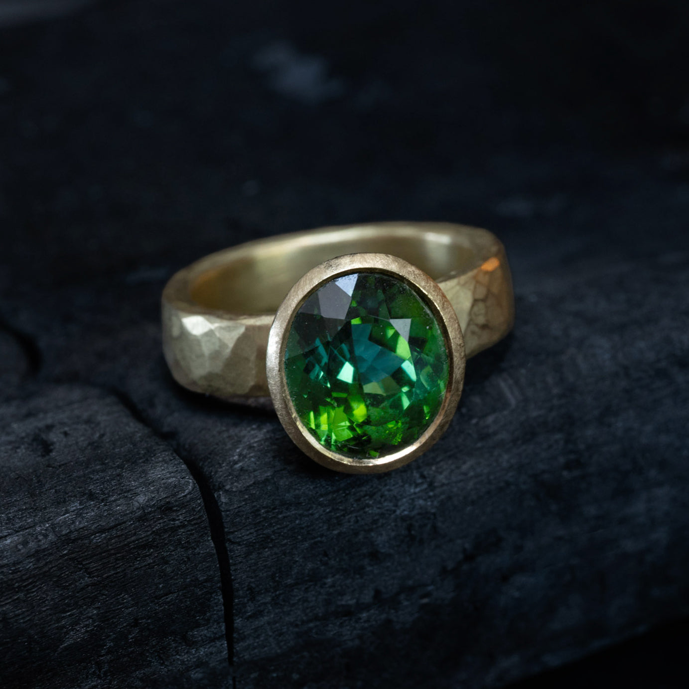 Oval Tourmaline Ring