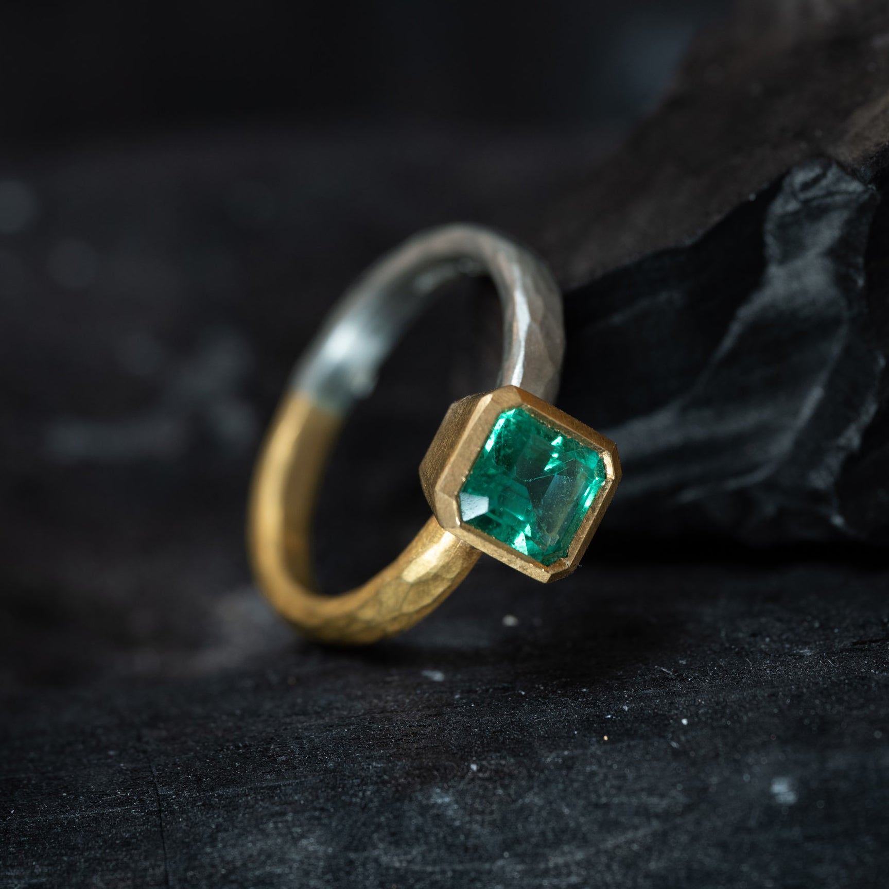 Emerald Cut Emerald Ring