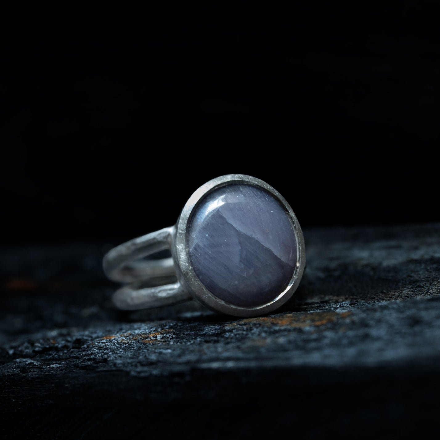 Opaque Sapphire Ring