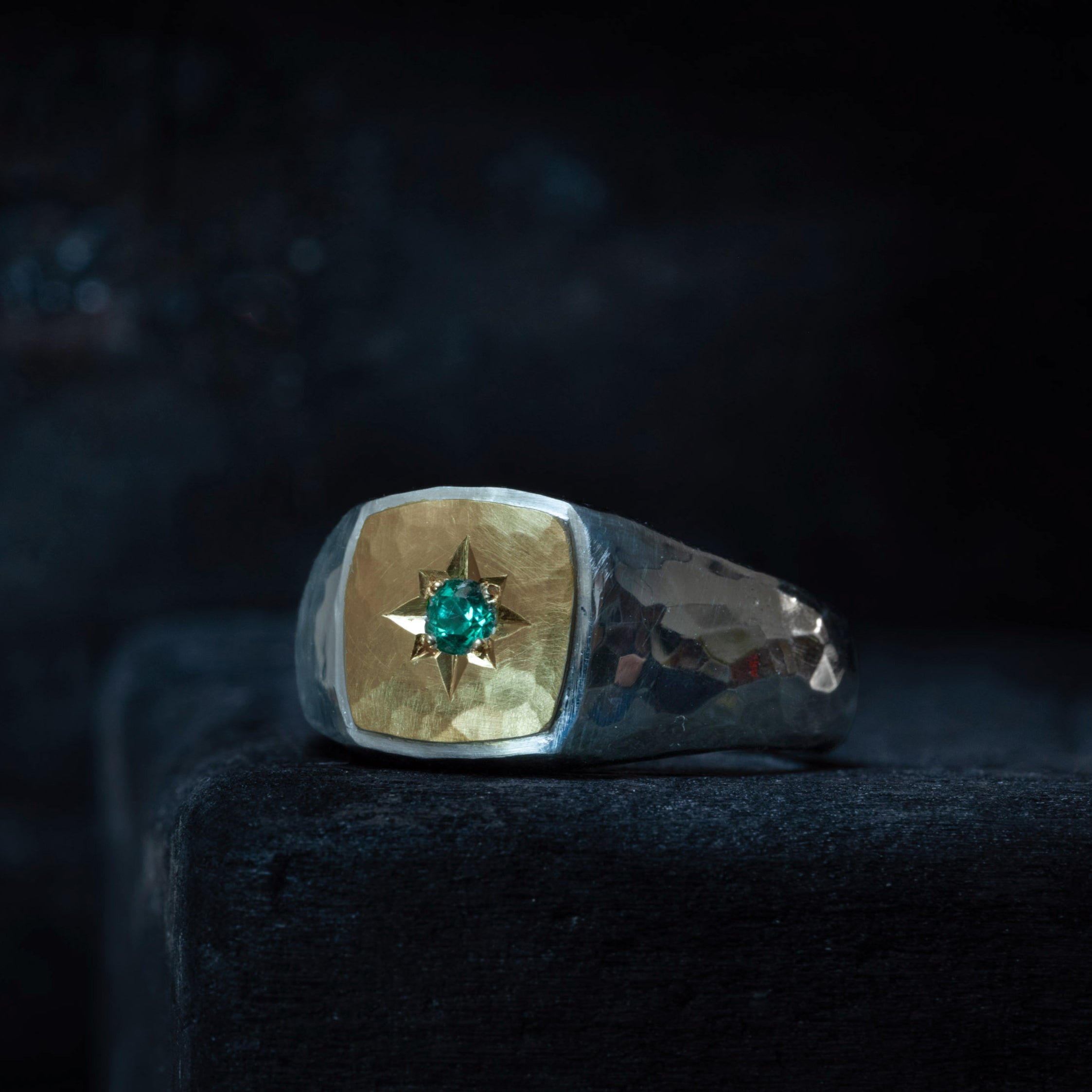 Cushion Shaped Signet Ring