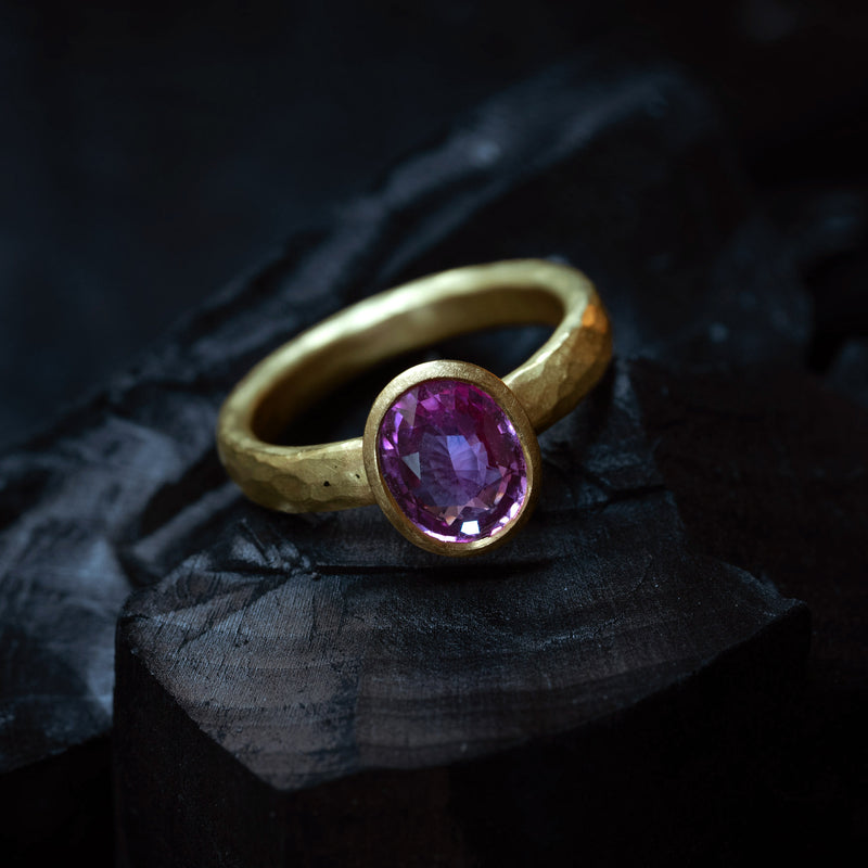 Gold Sapphire Ring