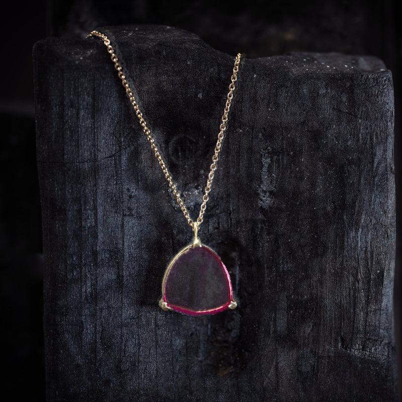 Pink Tourmaline Necklace