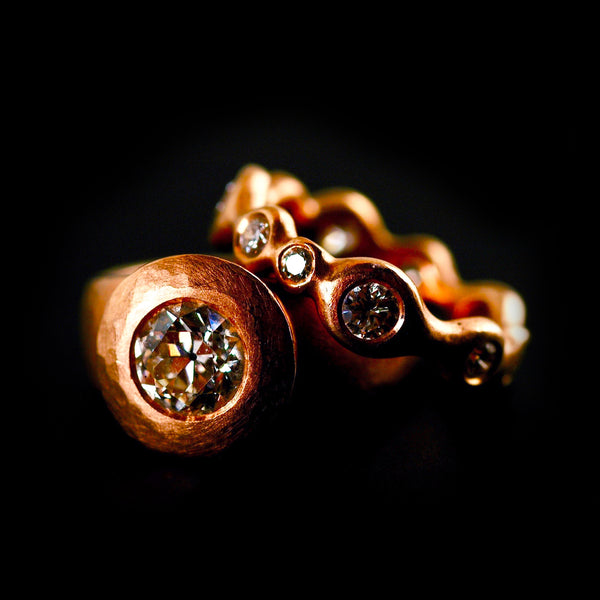 Rose Gold Diamond Rings