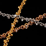 Diamond Charm Bracelet and Necklace