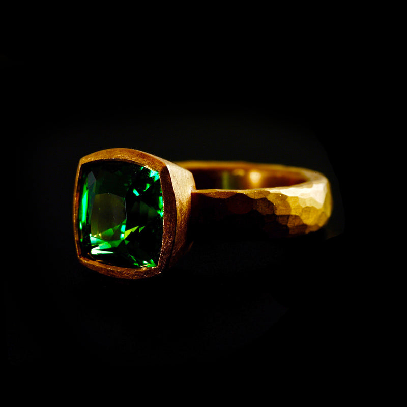Tsavorite Garnet Ring