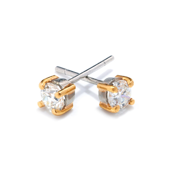 Old Cut Diamond Earrings