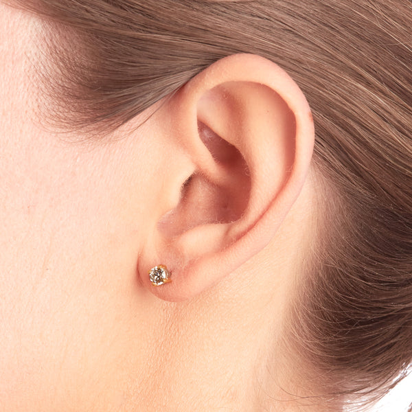 Old Cut Diamond Earrings