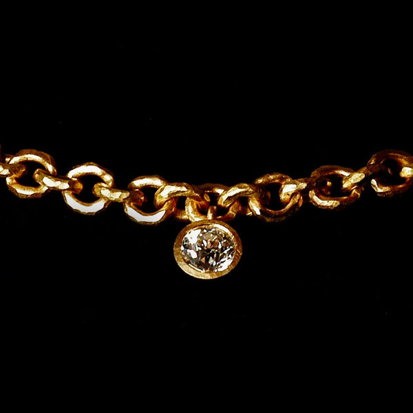 Graduated Chain Diamond Necklace