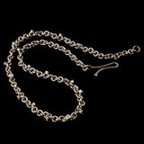 Platinum Diamond Charm Necklace