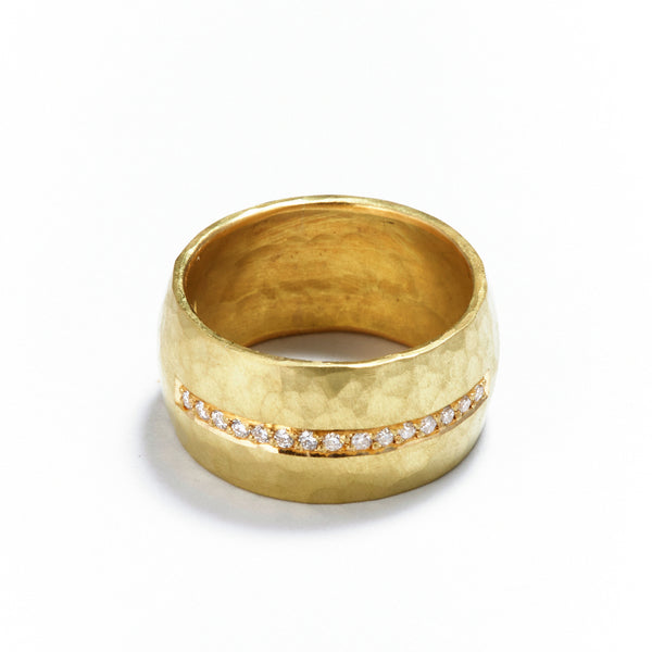 Wide 18ct Gold Eternity Ring