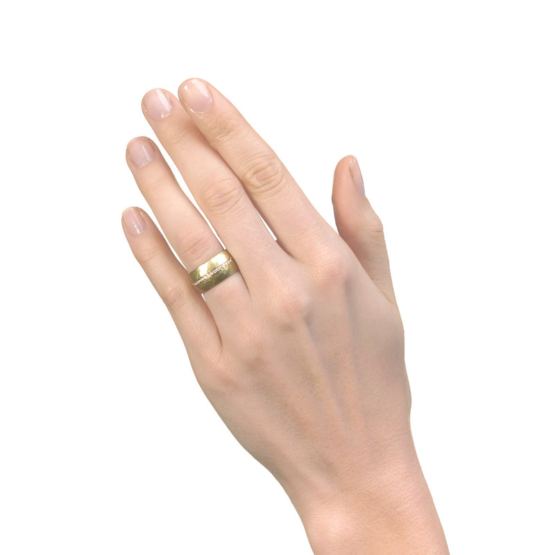Wide 18ct Gold Eternity Ring