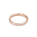 Rose Gold with 7 Diamonds Ring