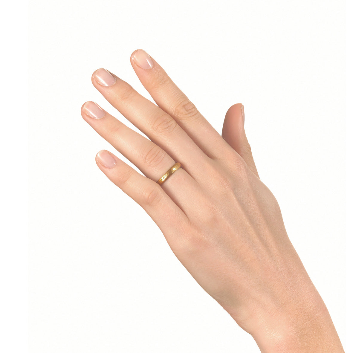 3mm Gold and Platinum Ring