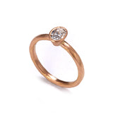 Rose Gold Oval Diamond Ring