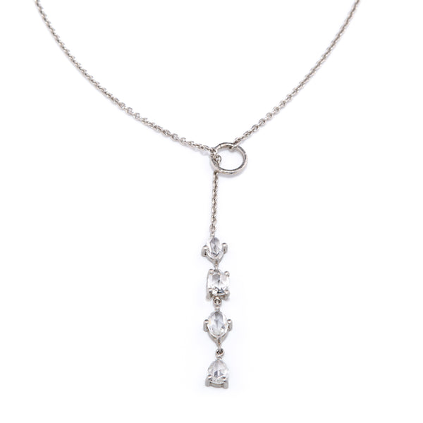 Platinum Lariat Necklace