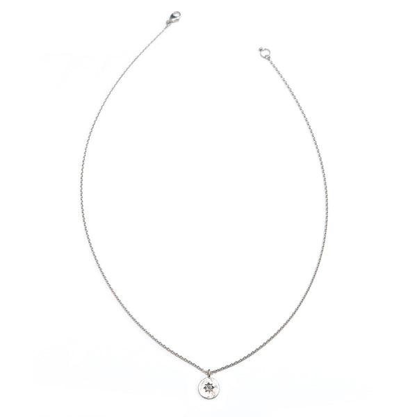 Platinum Star Set Diamond Necklace
