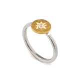 18ct Gold DIsc Ring