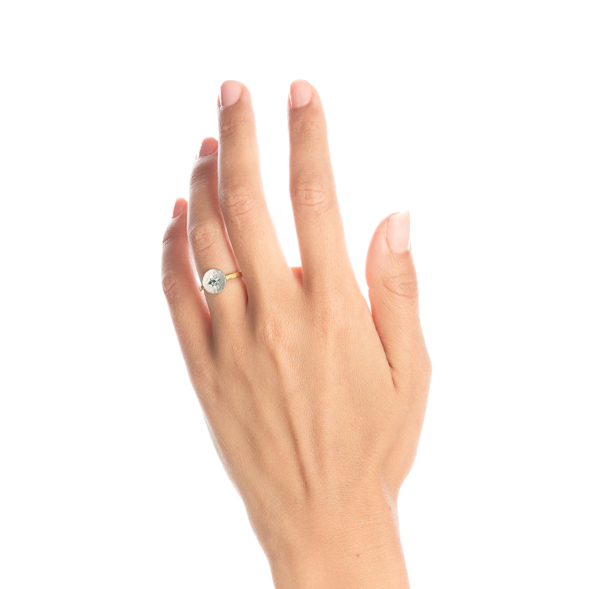 Platinum Disc Ring