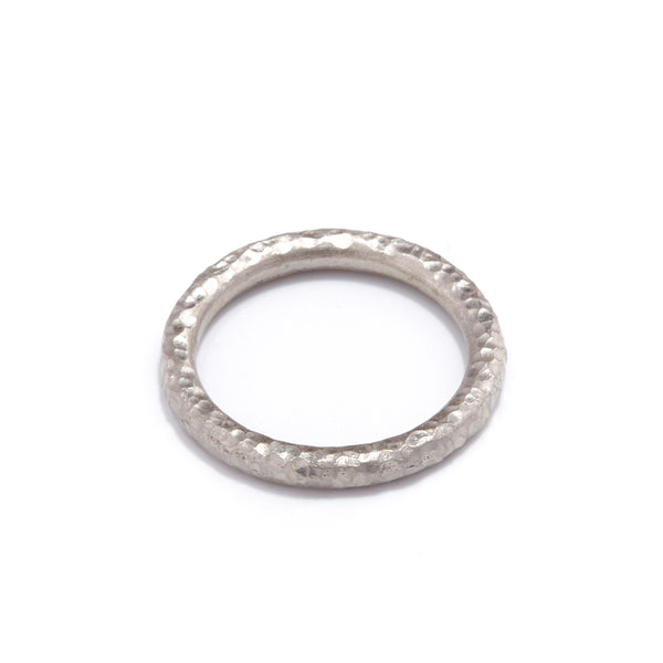 2.5mm Pinched Platinum Ring