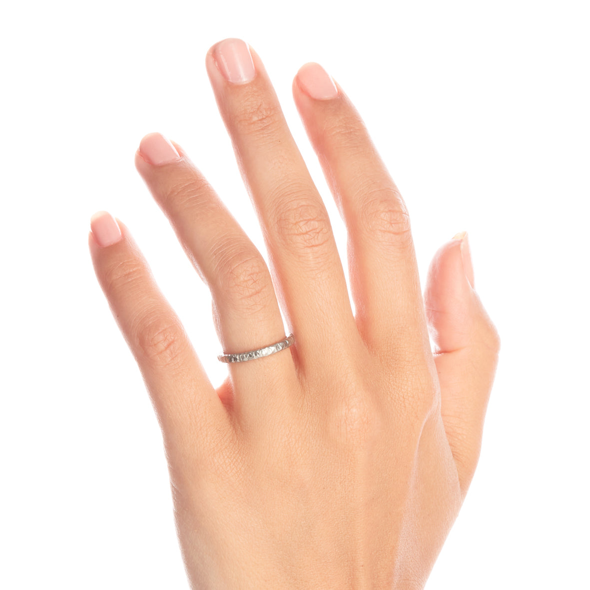 2.5mm Pinched Platinum Ring