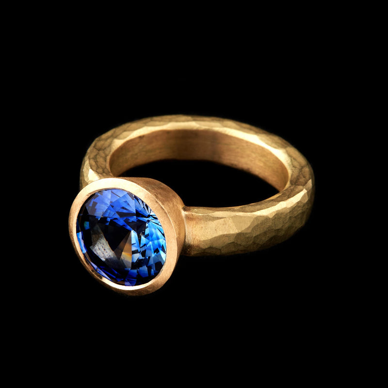 Gold Sapphire Ring