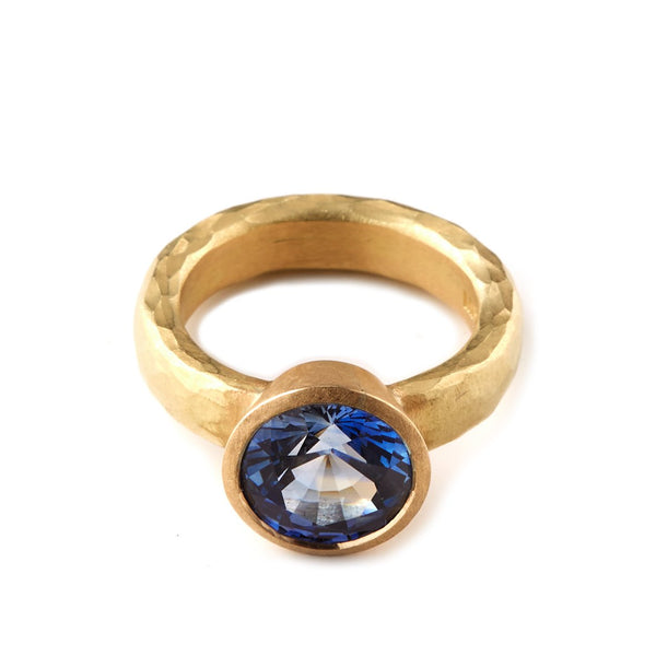 Gold Sapphire Ring