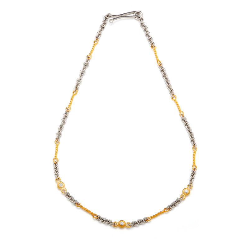 Platinum gold mix chain online