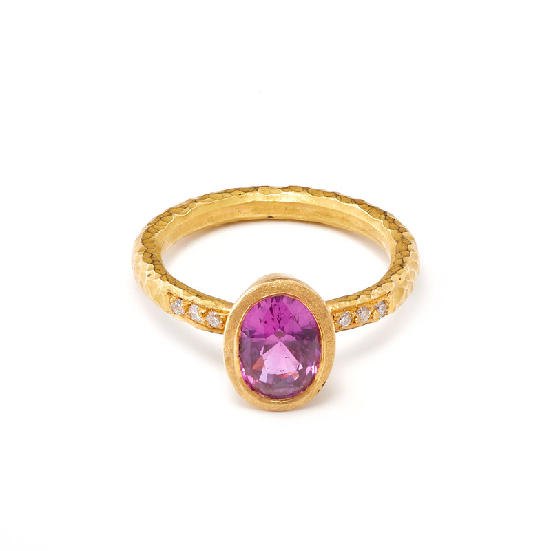 Pink Sapphire Ring