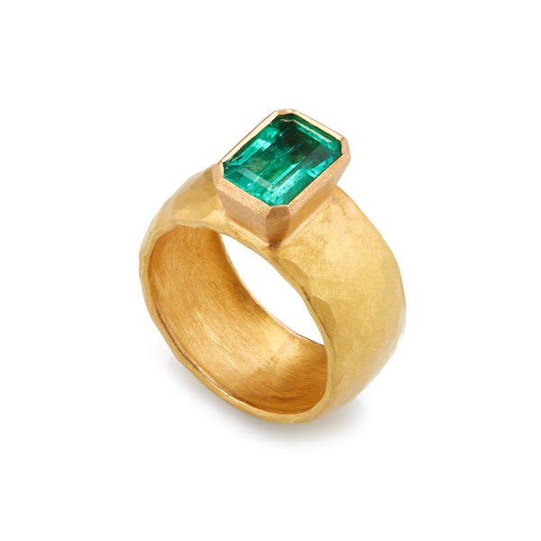 Emerald Cut Emerald Ring