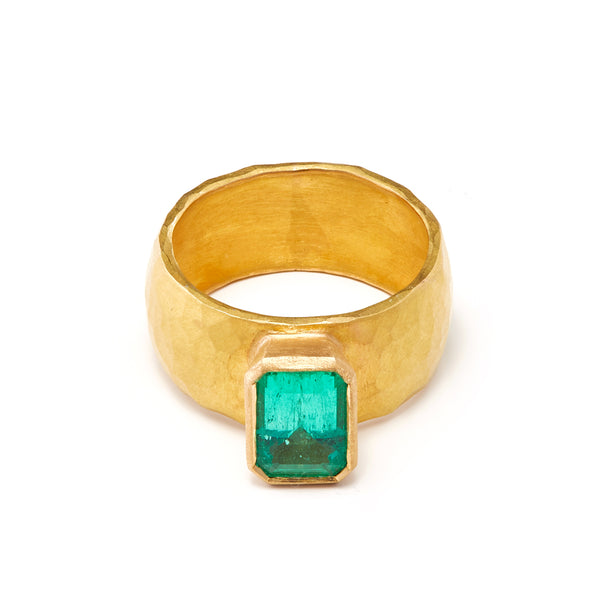 Emerald Cut Emerald Ring