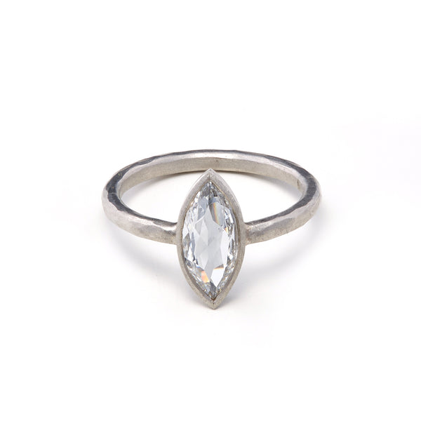 Marquise Rose Cut Diamond Ring