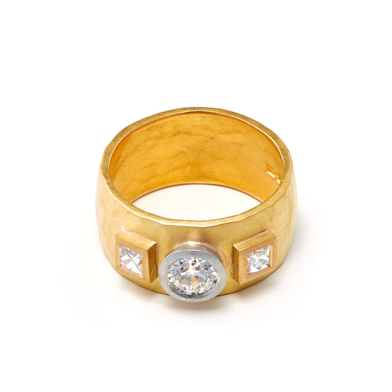 Antique Old and French Cut Diamond Ring